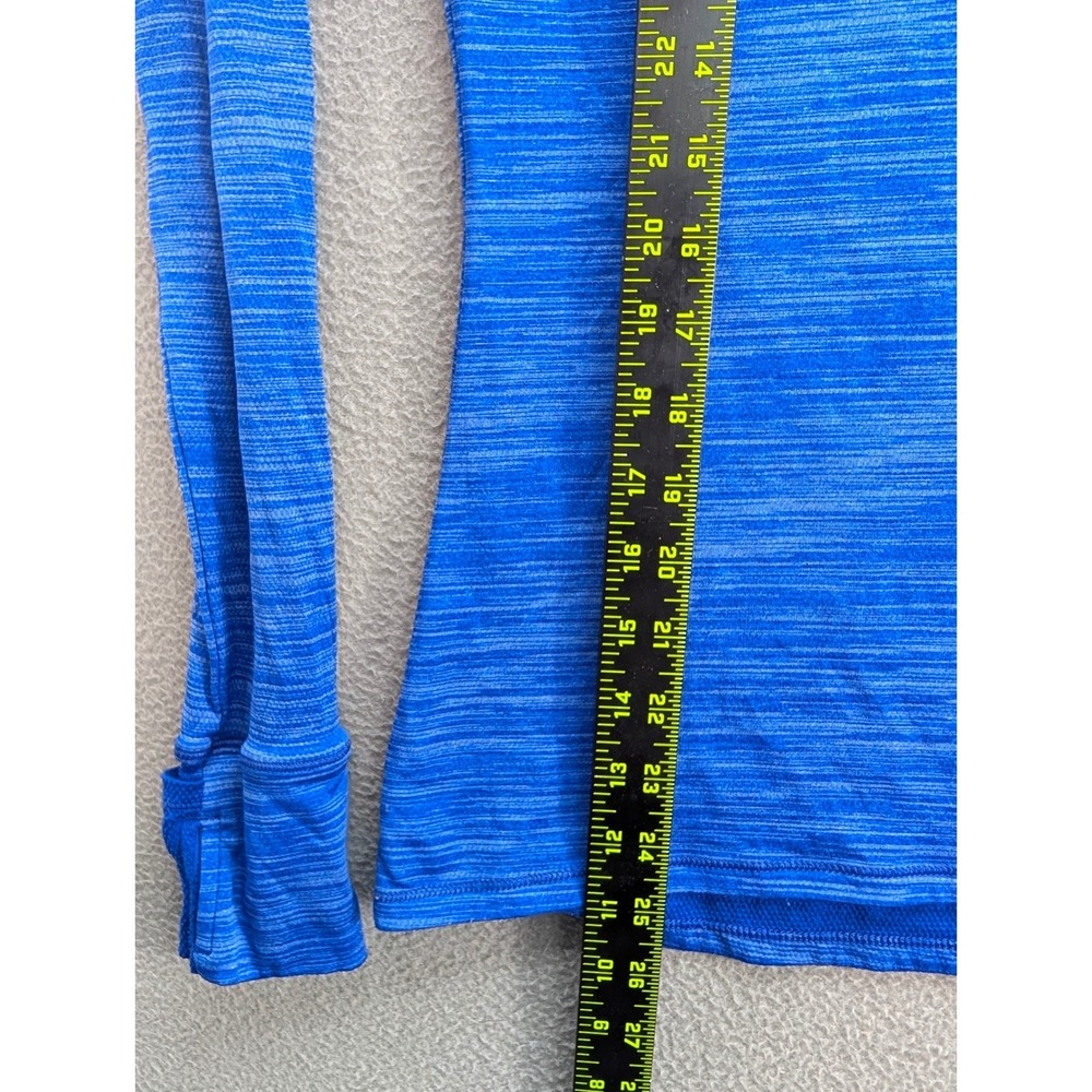 Under Armour AllSeasonGear Top Women's Size M Fitted Mock Neck Blue Long Sleeve - Picture 7 of 9
